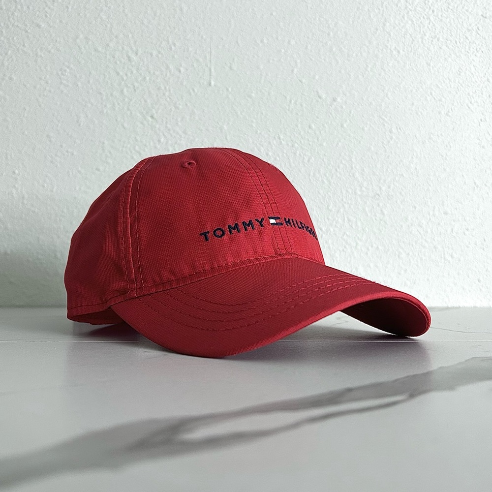Tommy Hilfiger Adjustable Red Cap Women’s